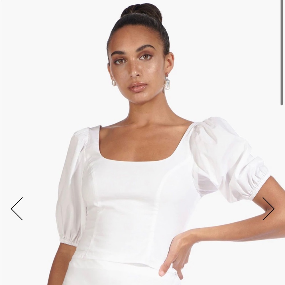 SOLD! white papaya top brand new with tags.